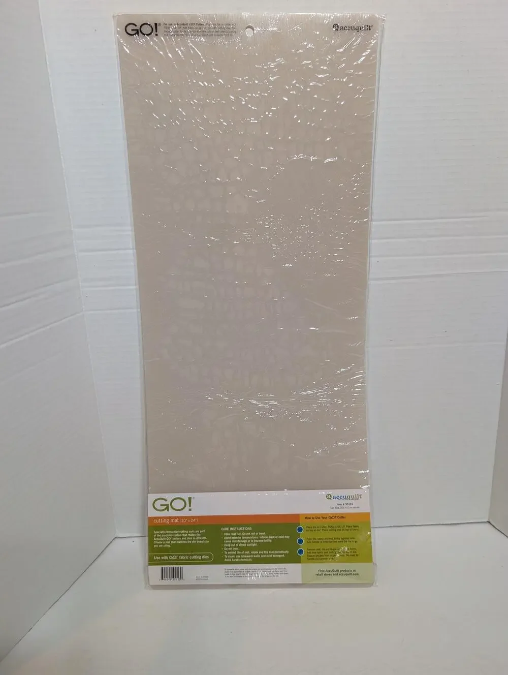 AccuQuilt GO Cutting Mat 10x24 Item 55113, Fabric Cutter Replacement Mat
